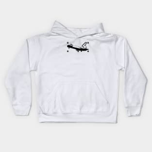 Space Shuttle QR Kids Hoodie